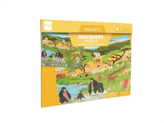 Scratch | Magnetische Discovery Puzzel Savanne - 48 stukjes - 6181235