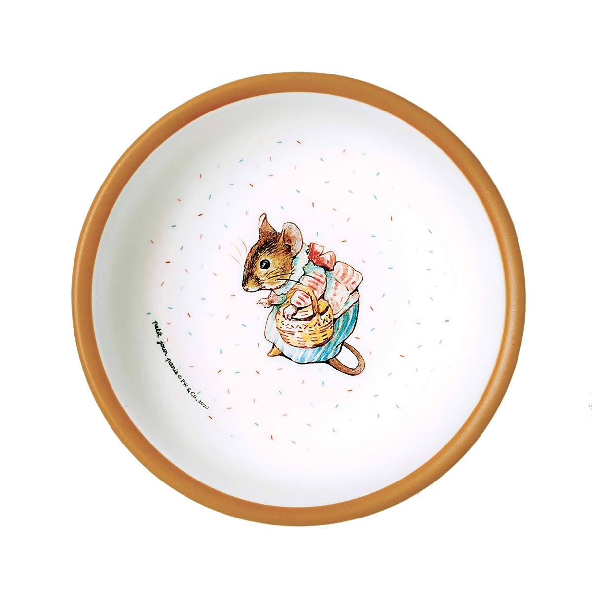Petit jour Paris | Peter Rabbit Bakje 250 ml – Design met Muis & Warme Rand