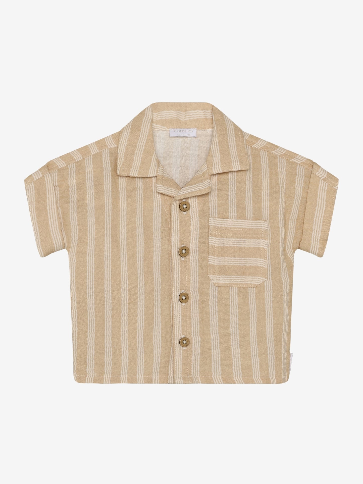 Noppies | Shirt short sleeve stripe Irish Cream