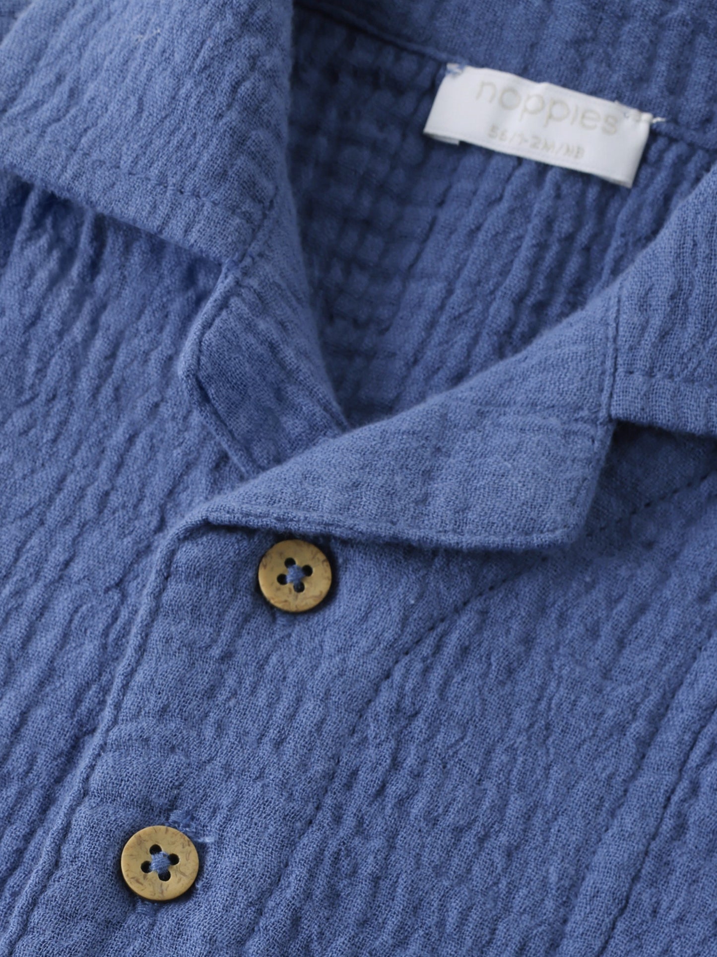 Noppies | Mouseline shirt short sleeve blauw