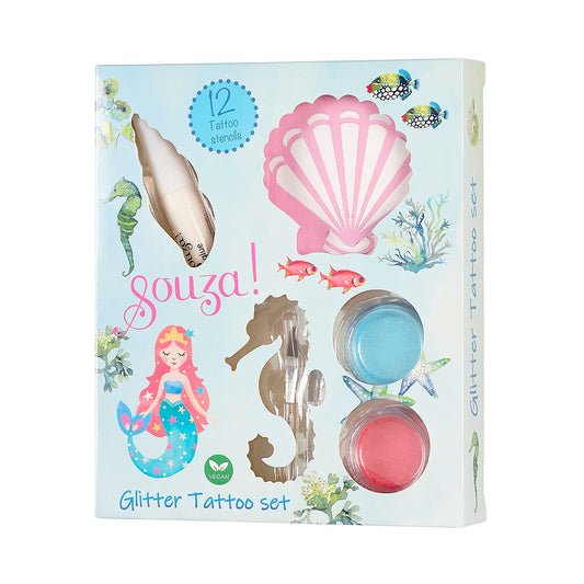 Souza | Glitter Tattoo Set Zeemeermin