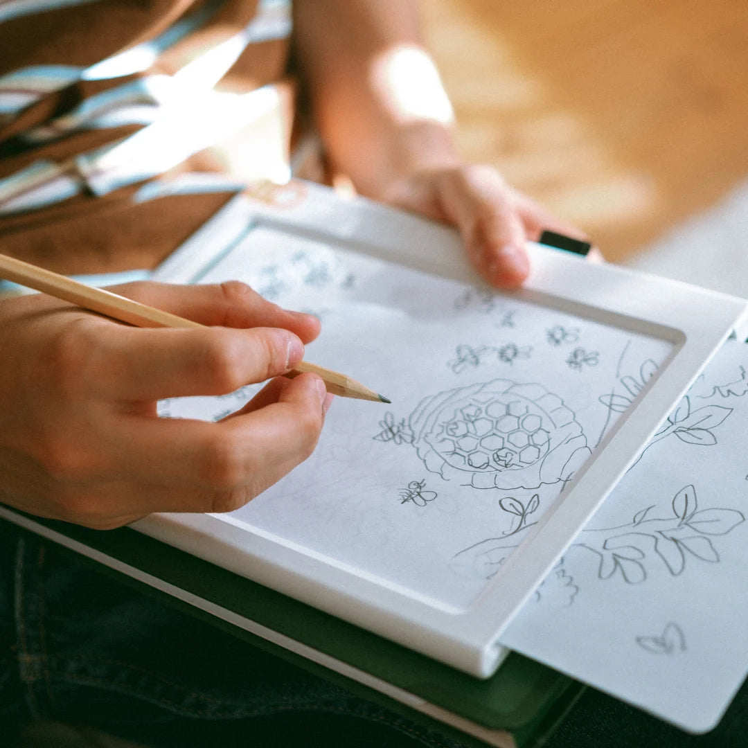 KidyWolf | K-DRAW-PAD Cozy Verlichte Tekentafel - Vanaf 10 Jaar