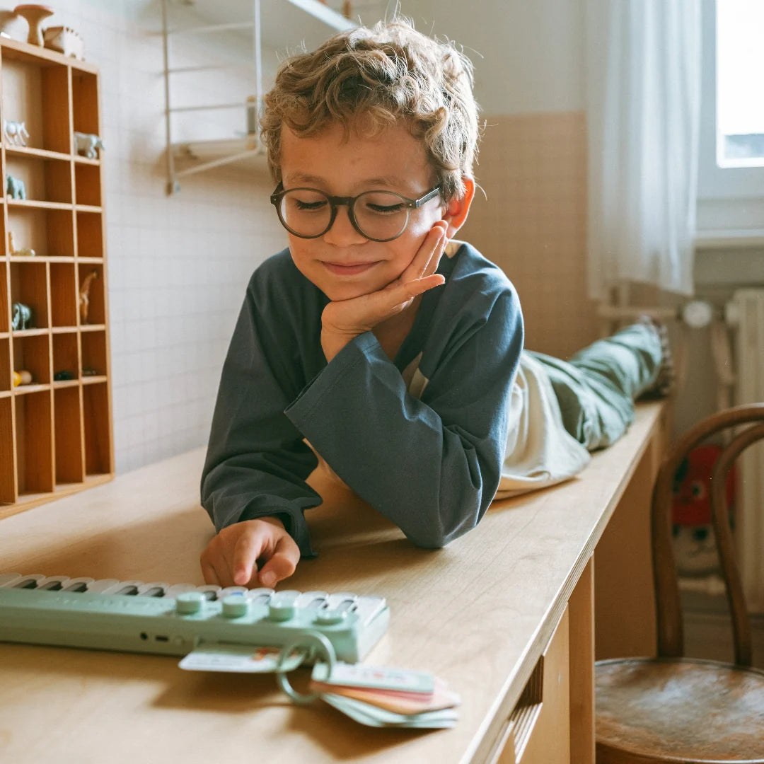 KidyWolf | KIDYPIANO Mini Kinderpiano met Verlichte Toetsen - Groen