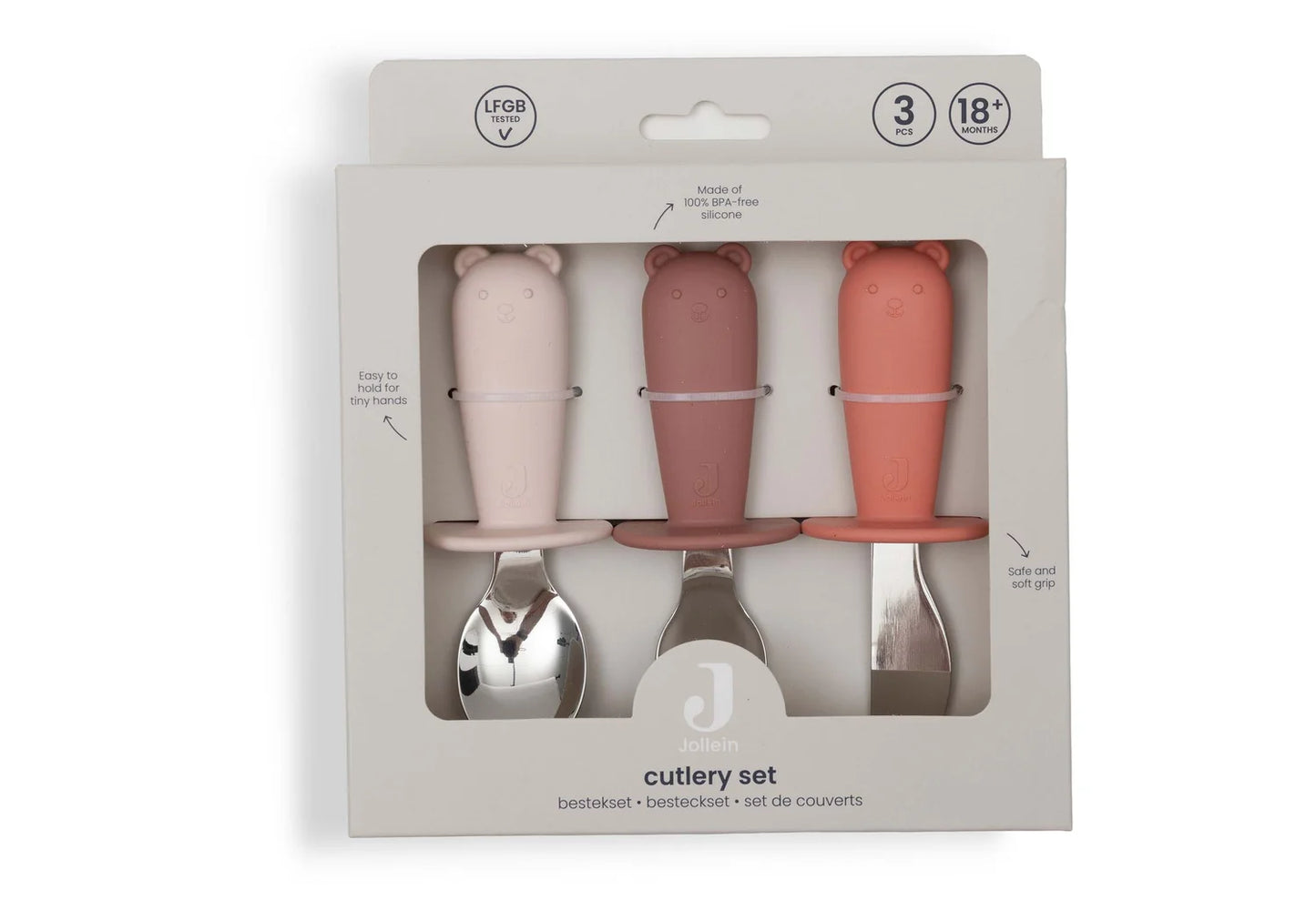 Jollein | Siliconen bestekset Blush Shades
