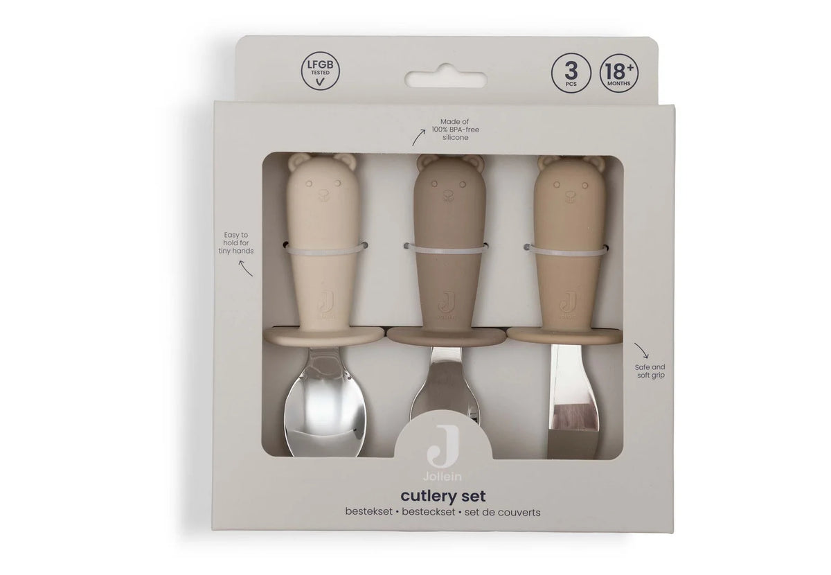 Jollein | Siliconen bestekset Natural Shades