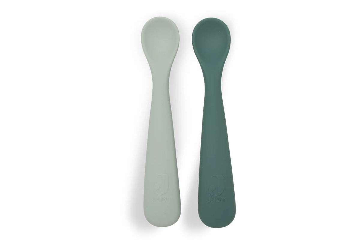 Jollein | Siliconen lepeltjes 2-pack Jade Shades
