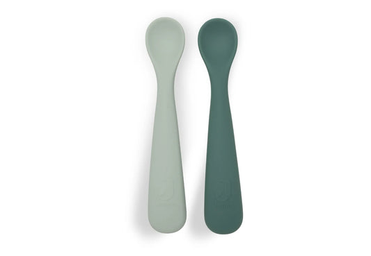 Jollein | Siliconen lepeltjes 2-pack Jade Shades