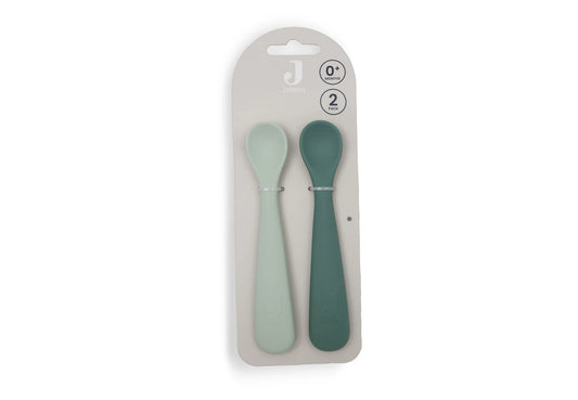 Jollein | Siliconen lepeltjes 2-pack Jade Shades