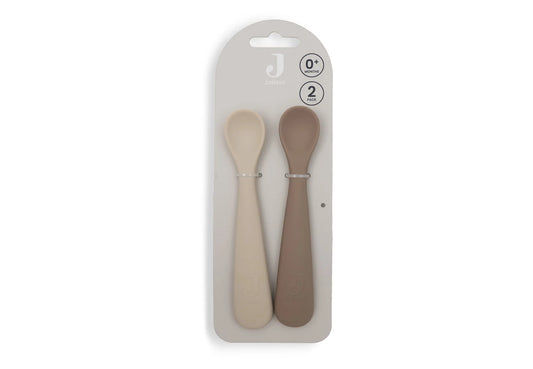 Jollein | Siliconen lepeltjes 2-pack Natural Shades