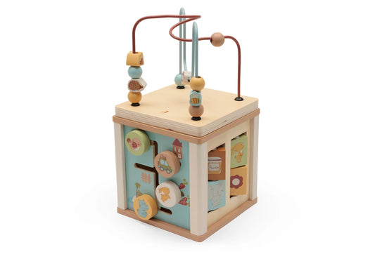 Jollein | Houten Activiteitenkubus Jollies