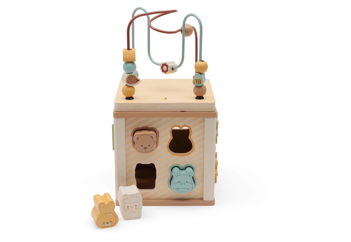Jollein | Houten Activiteitenkubus Jollies