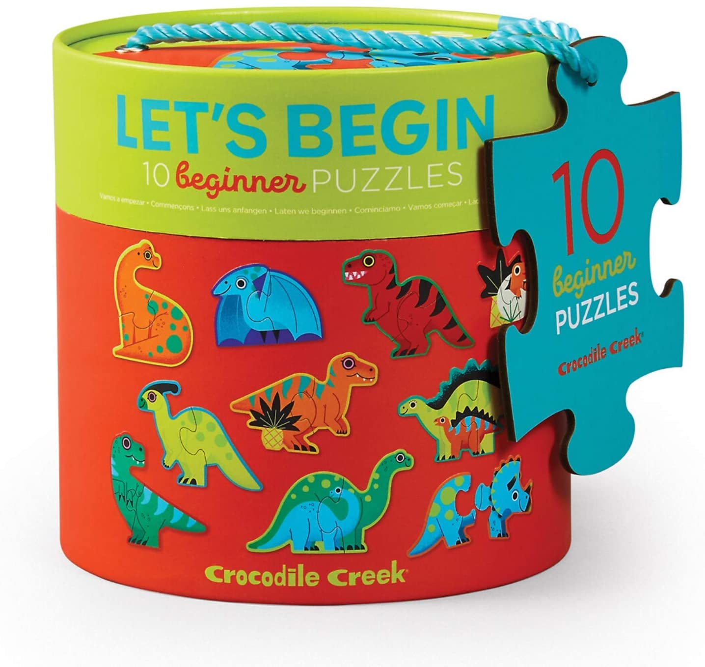 Crocodile Creek | puzzel lets begin dino