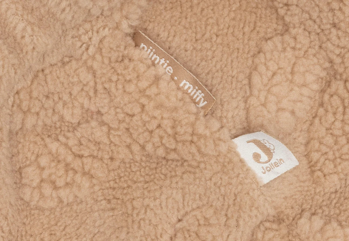 Jollein | Cosy Poncho Nijntje Jacquard Teddy - Biscuit