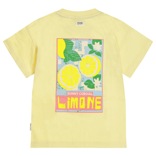 Tumble n dry | TND Lemons t-shirt lichtgeel