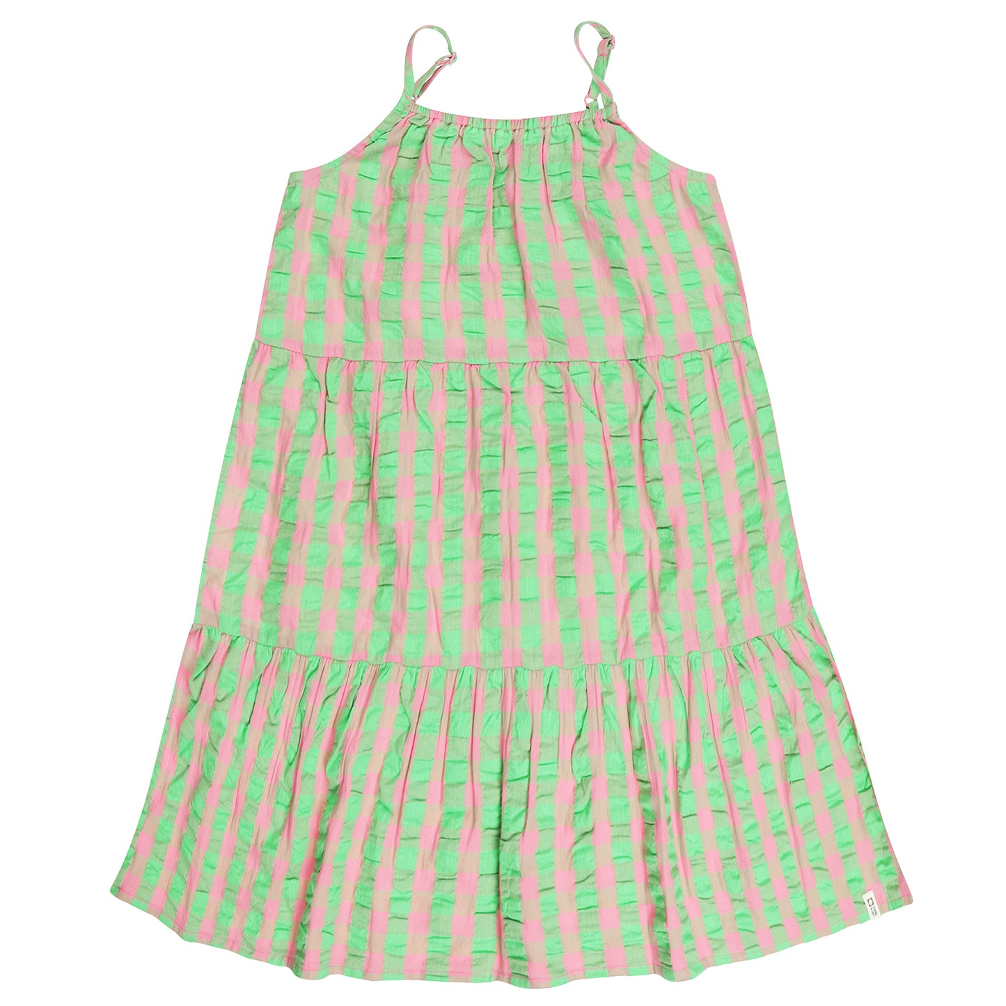 Tumble 'n dry | TND Olinda jurk check groen roze