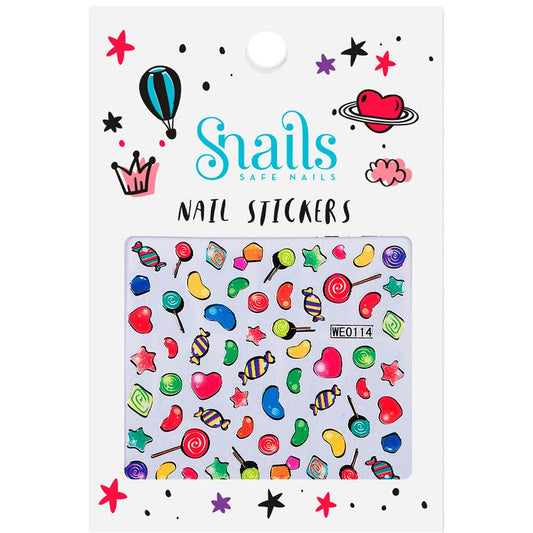 Snails | 3D Nagelstickers Snoepjes - 8450001