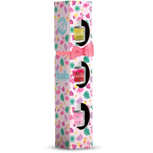 Snails | Mini Nagellak 3-pack Flamingo - 8450071