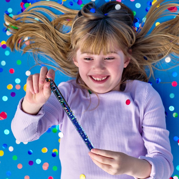 Kikkerland | Kidoki Glittery World Wands – Glitter toverstaf