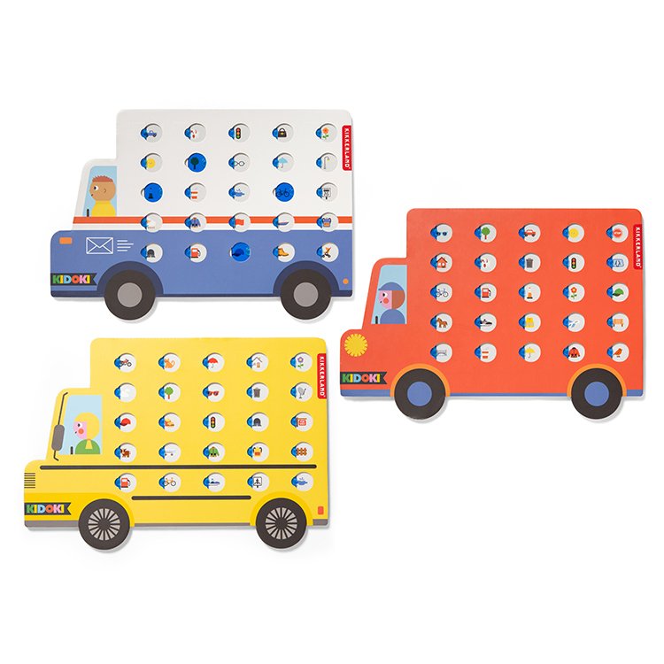 Kikkerland | Kidoki On The Go Spot & Slide Bingo