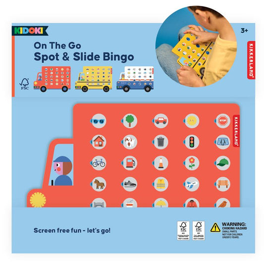 Kikkerland | Kidoki On The Go Spot & Slide Bingo