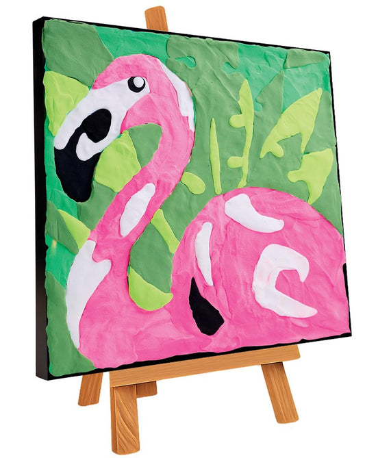 OKTO | Sensory Art Kleuren op Nummers - Pink Flamingo 29 x 29 cm - 9647022