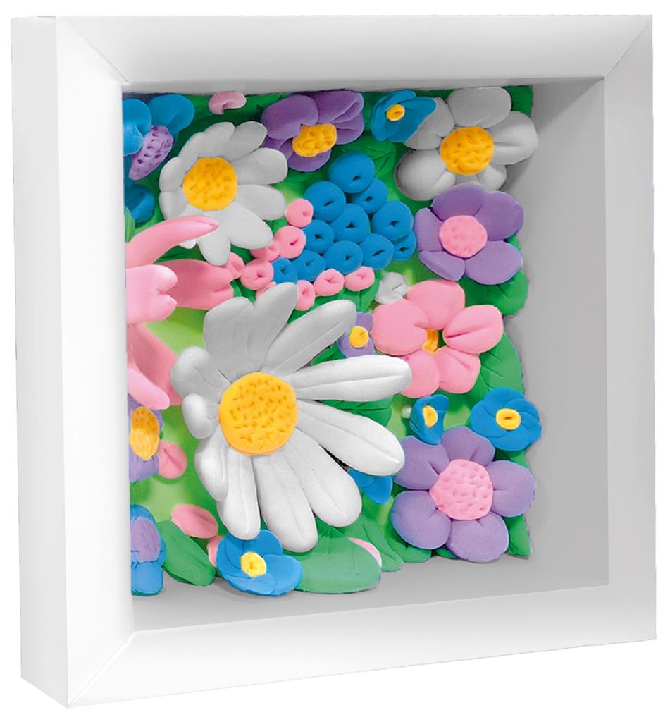 OKTO | Sensory Art Creative Kit - Bloemenveld 15 x 15 cm - 9647073