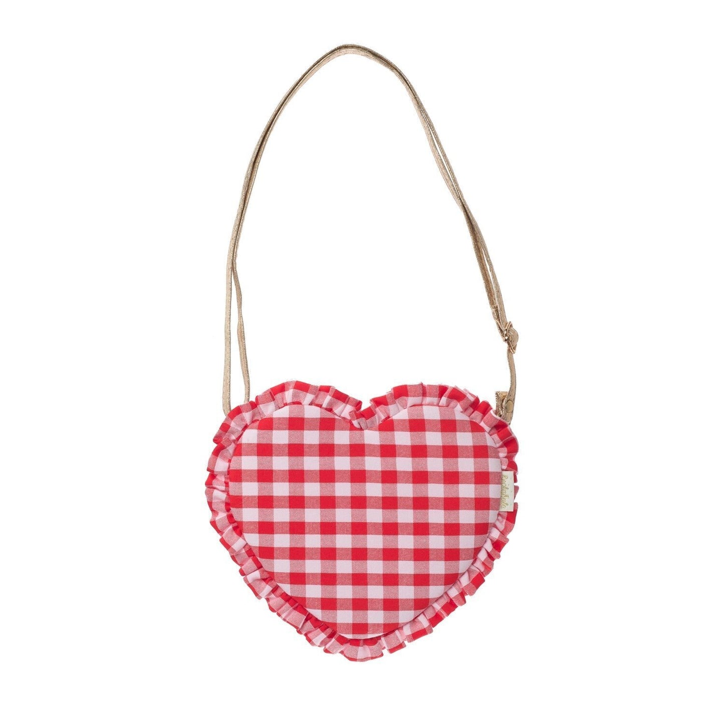 Rockahula | Kindertas hart – schoudertas meisjes rood gingham