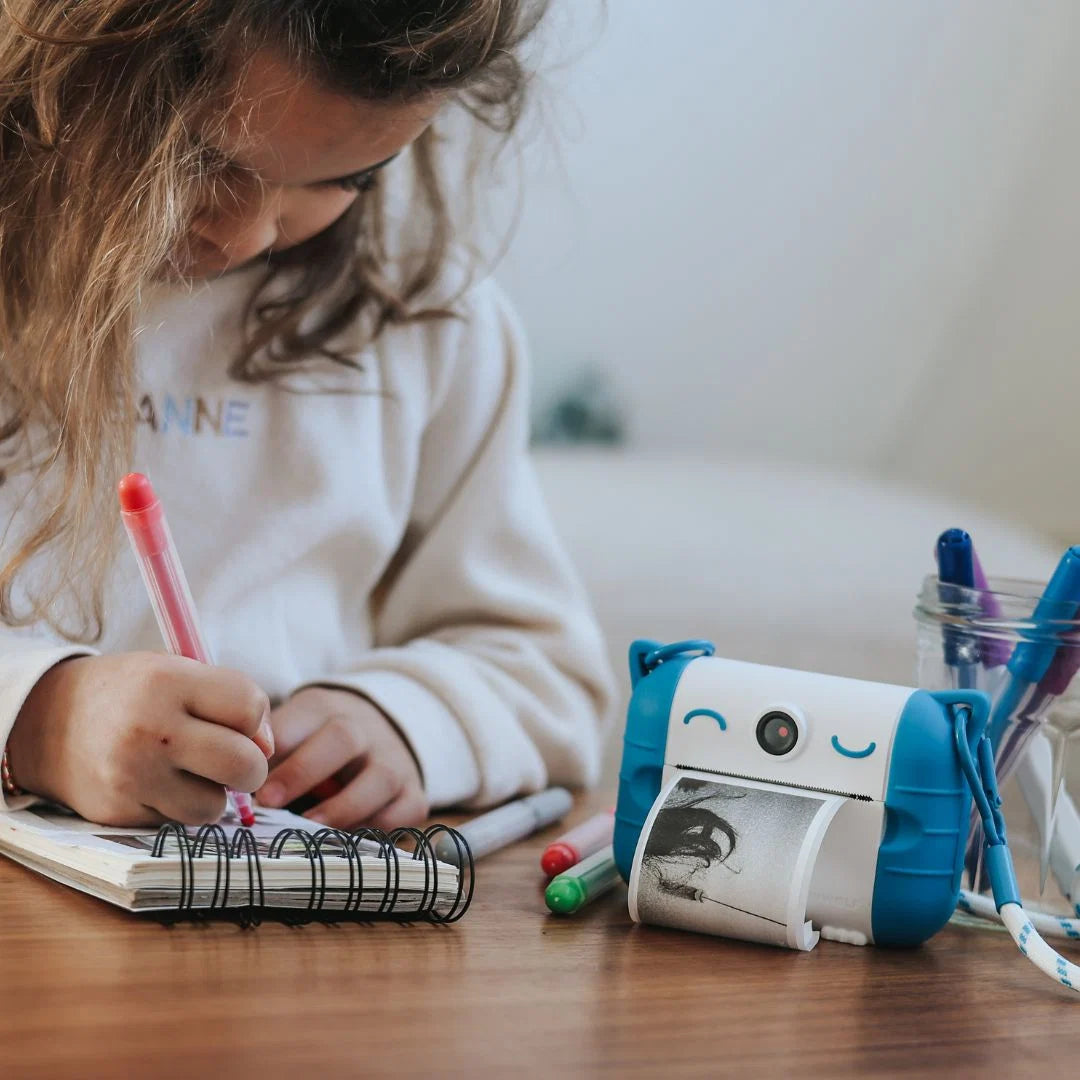 Kidywolf | KIDYPRINT kinder camera met instant printer – Blauw