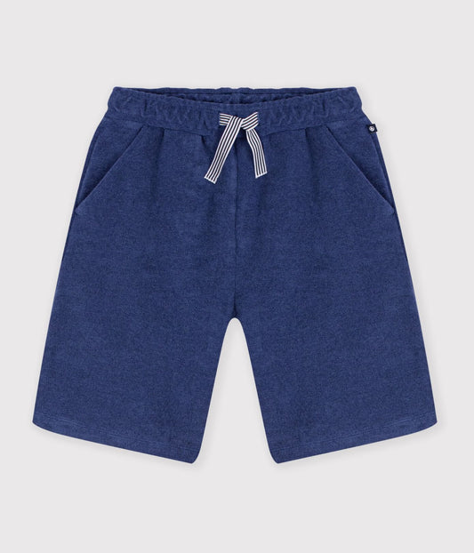 Petit Bateau | Badstof short donkerblauw