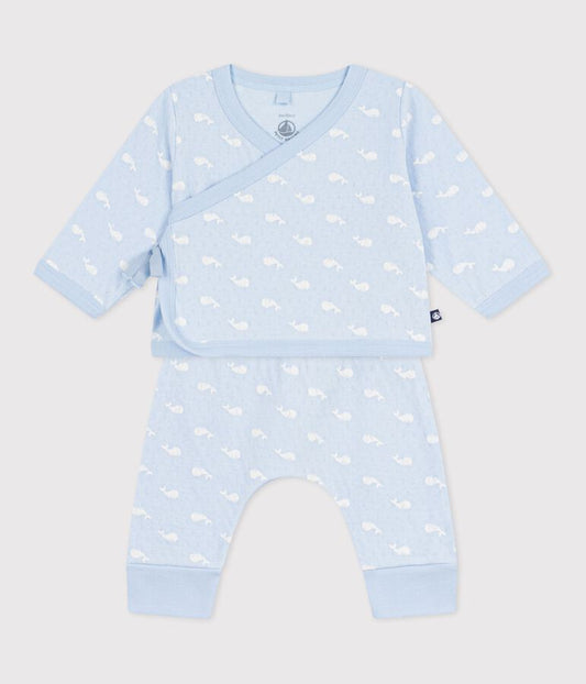 Petit Bateau | Tweedeling katoenen pakje walvis