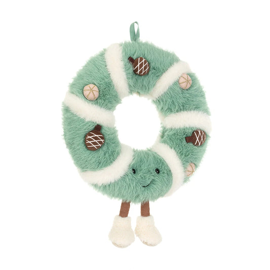 Jellycat | Amuseables Pinecone Wreath – kerstkrans knuffel