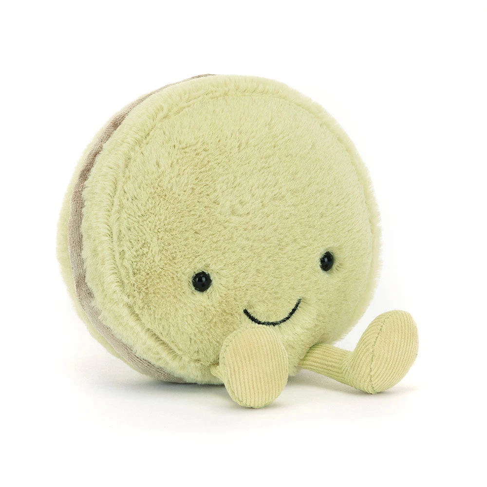 Jellycat | Amuseables Max Macaron – Zachte Groene Macaron