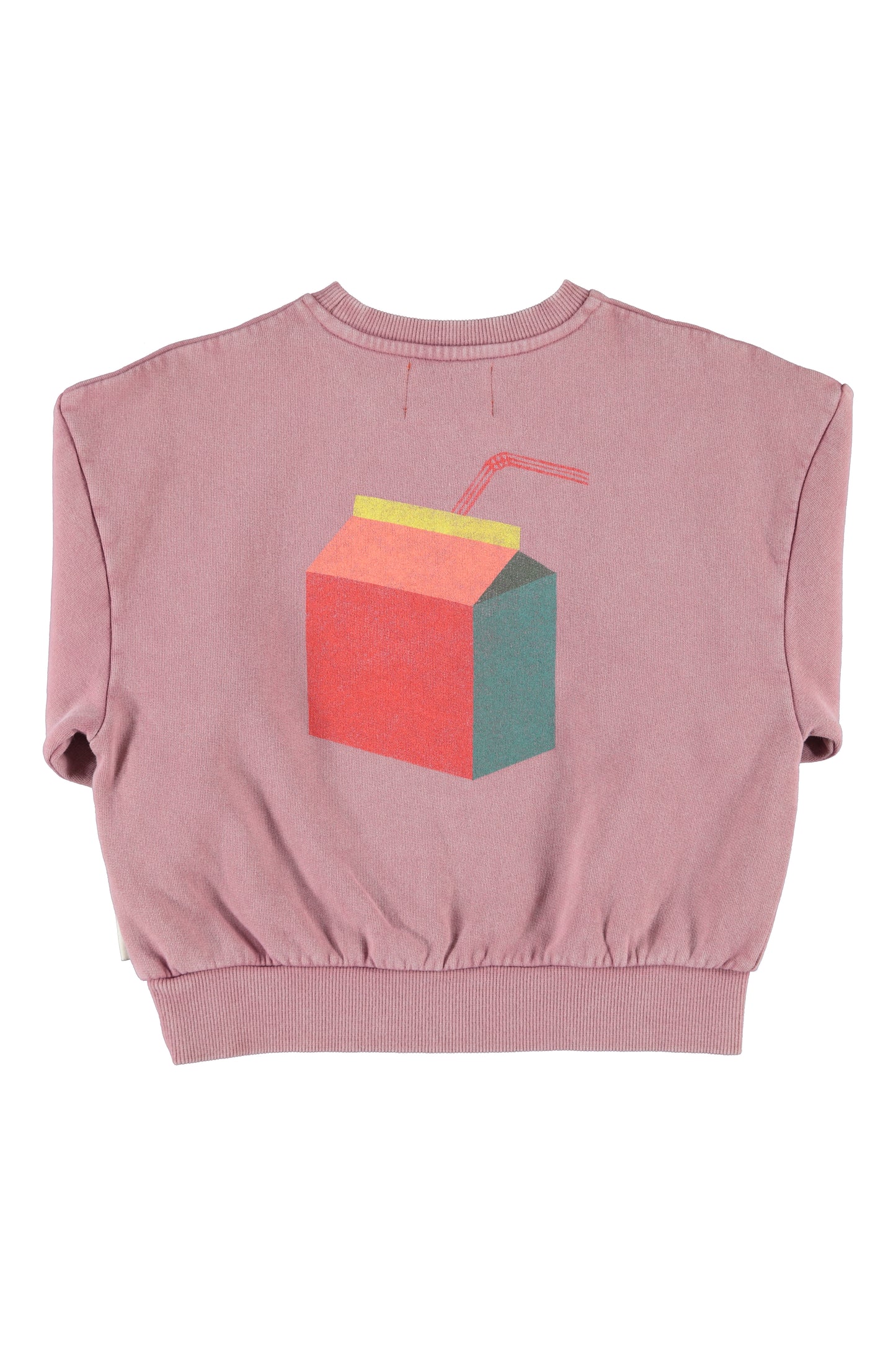 Piupiuchick | Oversized sweater roze met Lunch Break-print