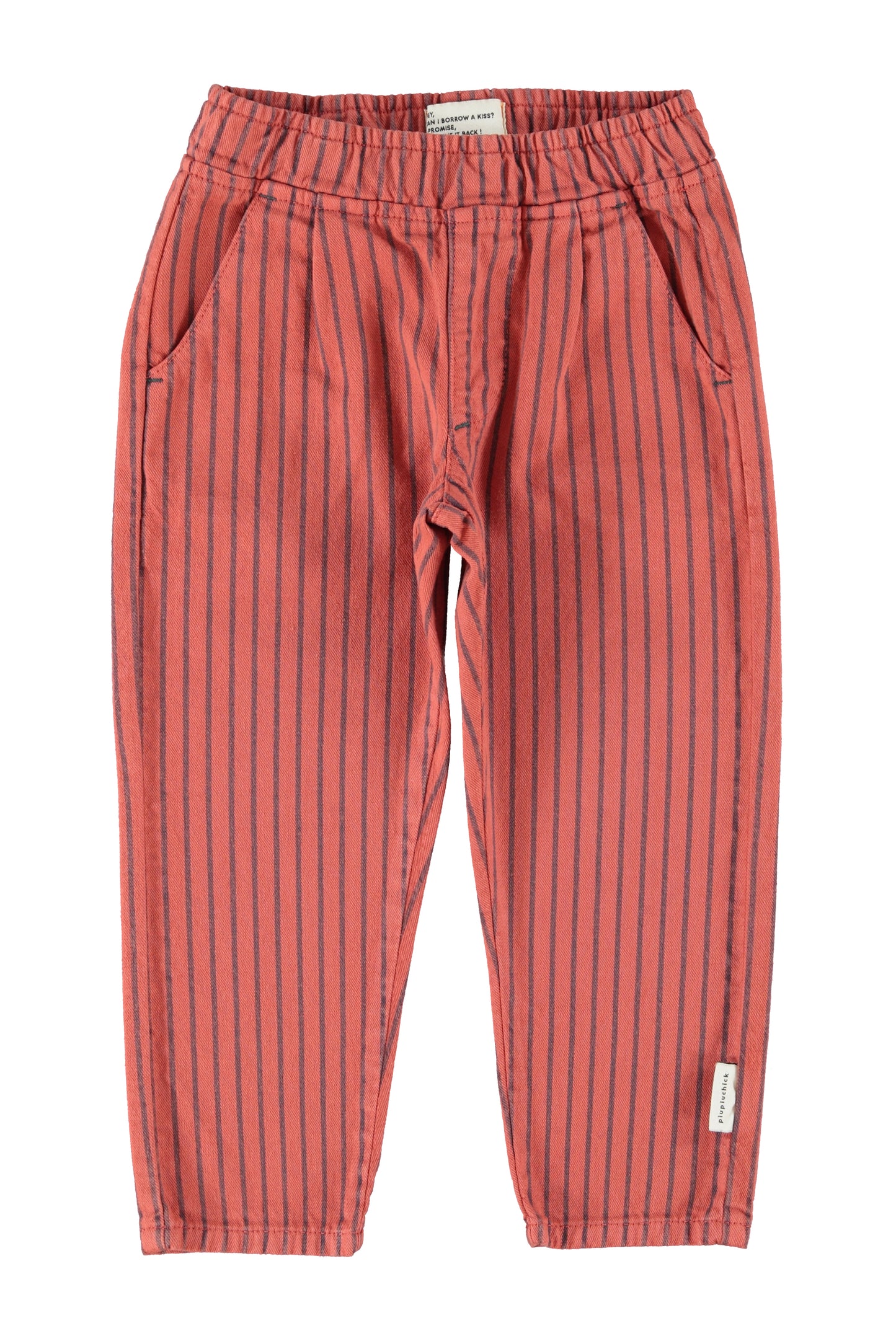 Piupiuchick | Broek bordeaux met zwarte strepen