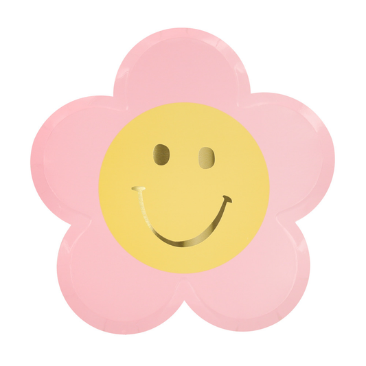 Meri Meri | Happy Icons Flower bordjes (8 stuks)