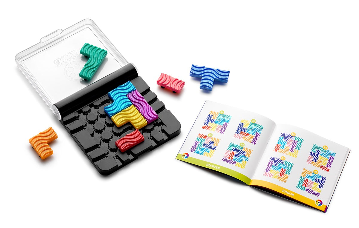 SmartGames | IQ Flow – Compact Denkspel met 120 Uitdagingen