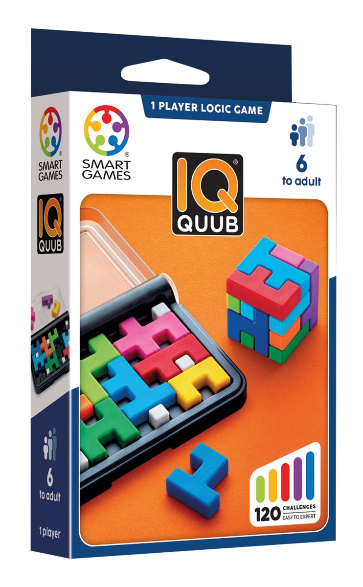 SmartGames | IQ Quub – 2D & 3D Denkspel met 120 Uitdagingen