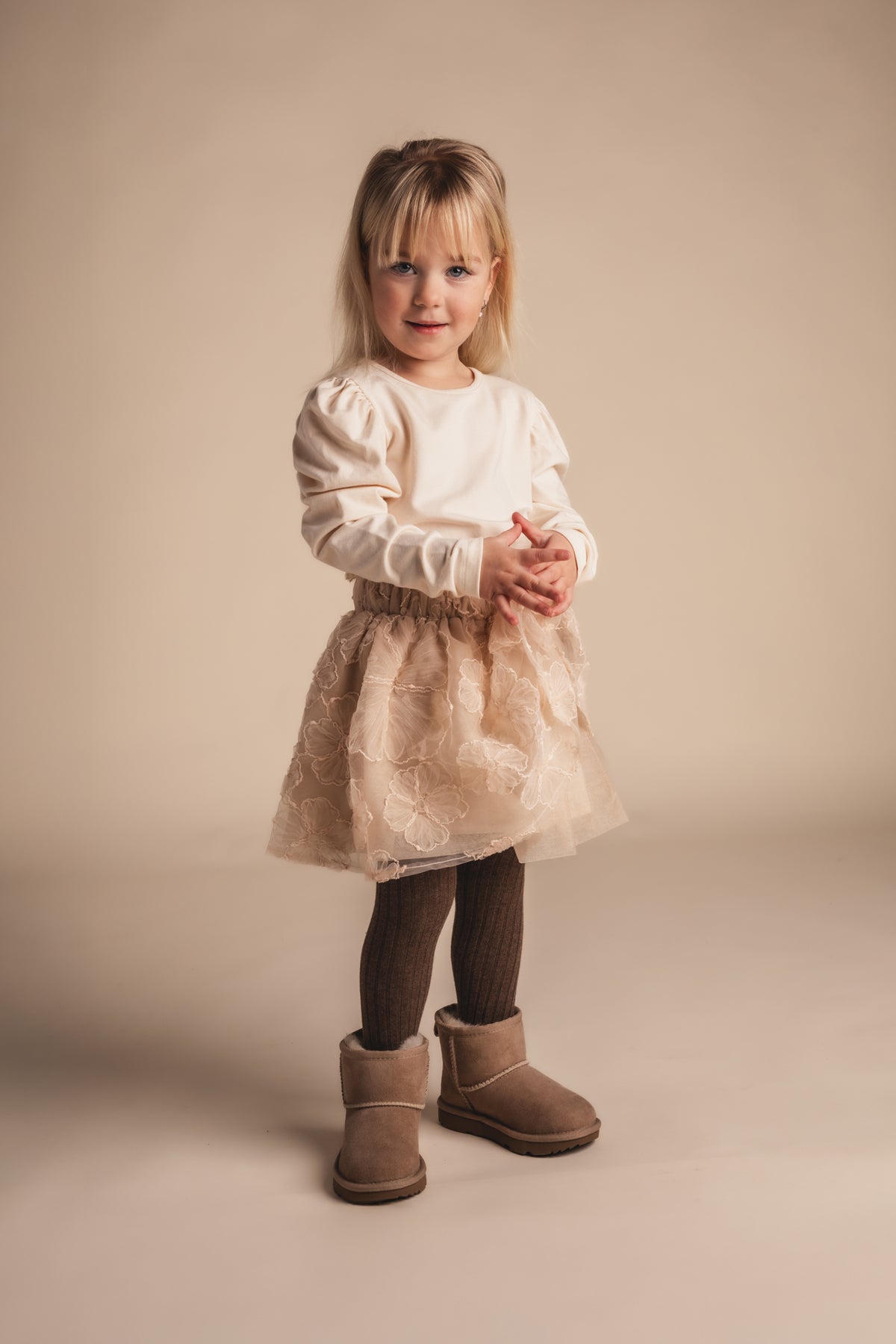 Baje | Tulle rokje Salli - Beige