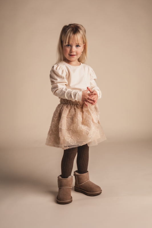 Baje | Tulle rokje Salli - Beige