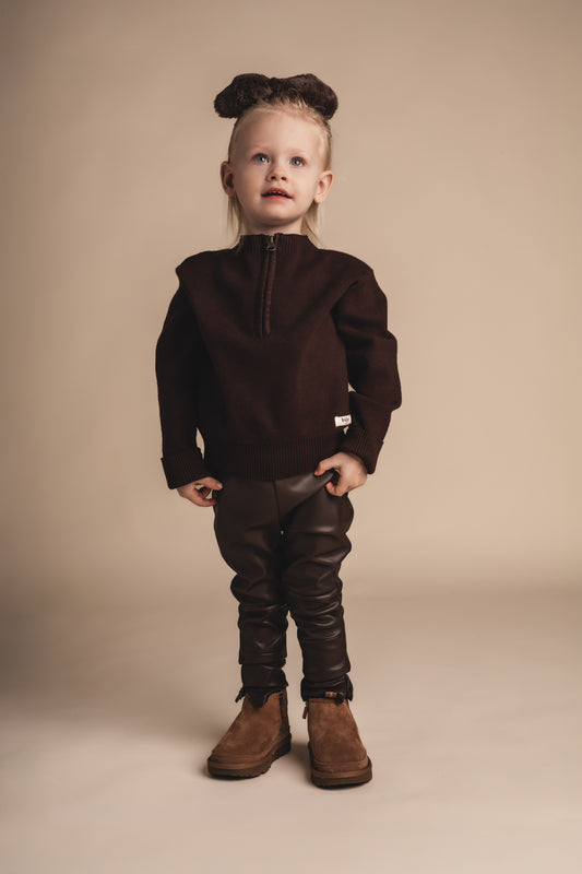 Baje | Meza vest - Brown choco