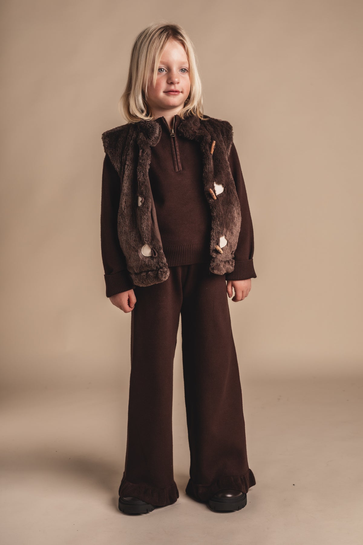 Baje | Nikol broek - Brown choco