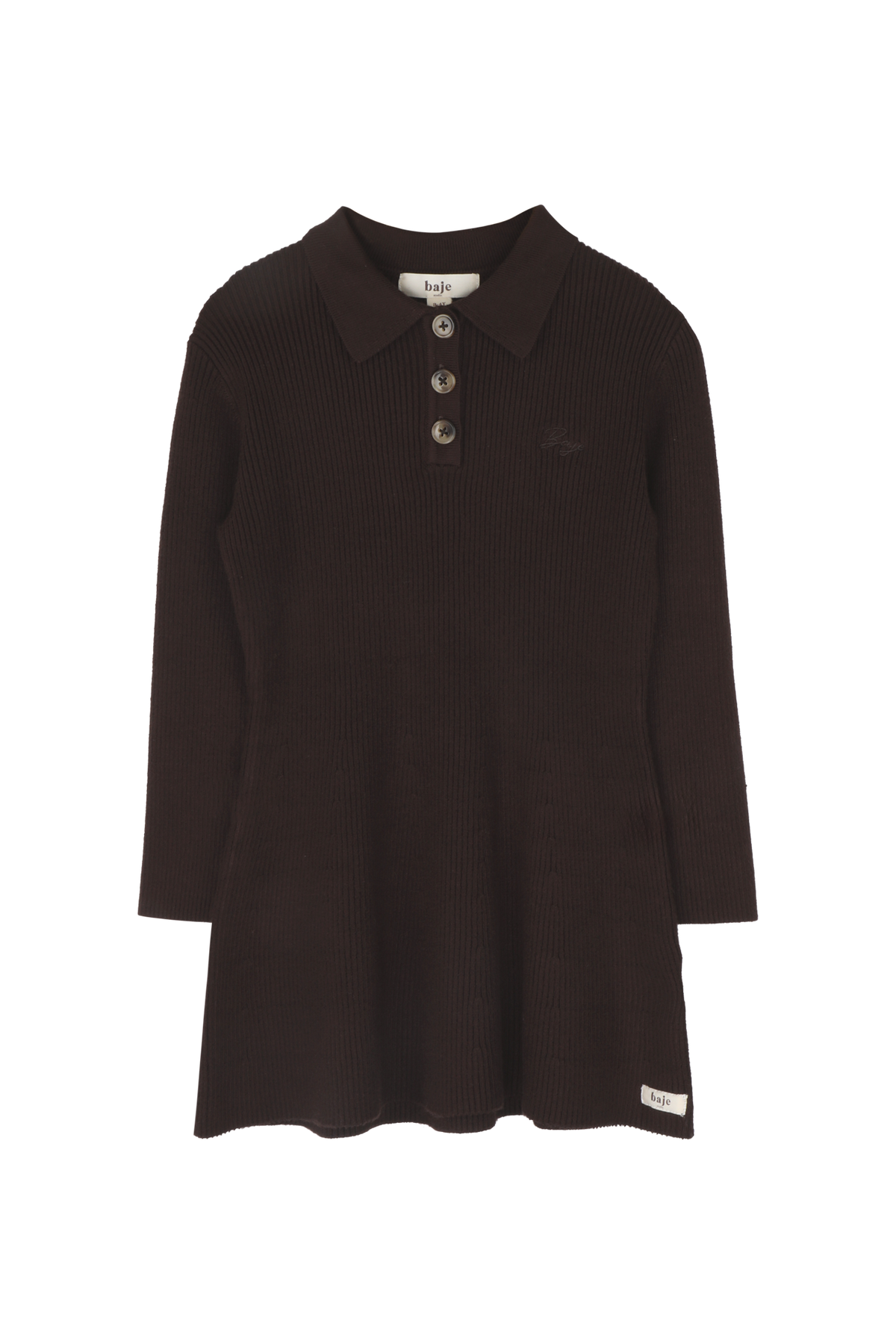 Baje | Norez jurk - Brown choco