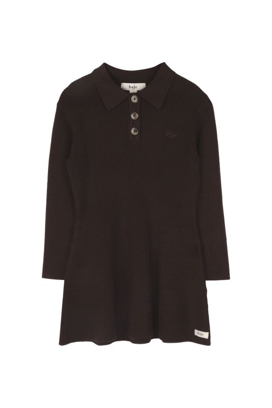 Baje | Norez jurk - Brown choco