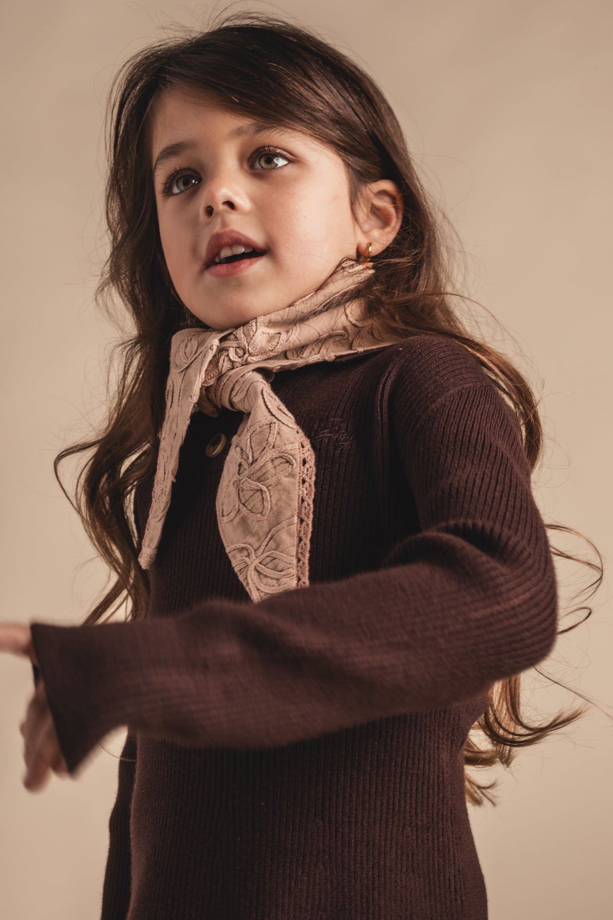 Baje | Norez jurk - Brown choco