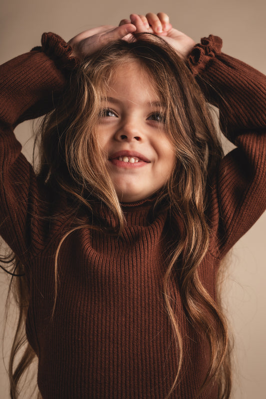 Baje | Nula longleeve - Copper brown