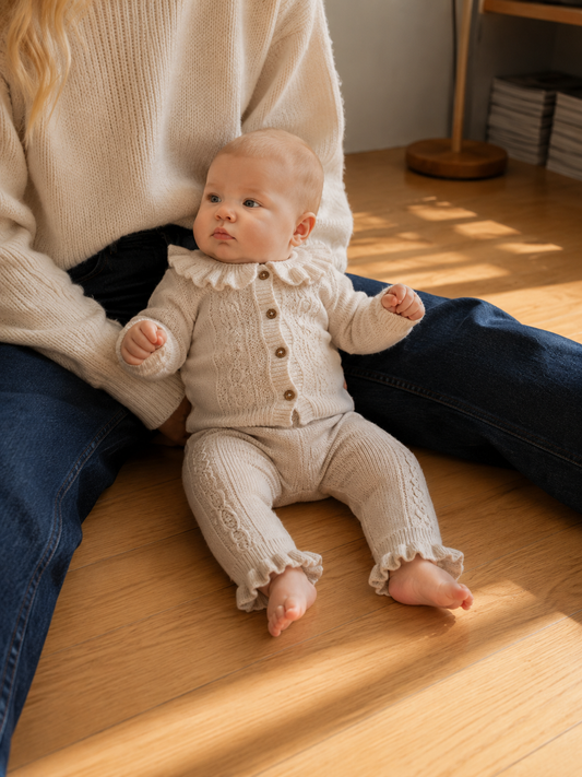 Baje | Serre vestje - Beige