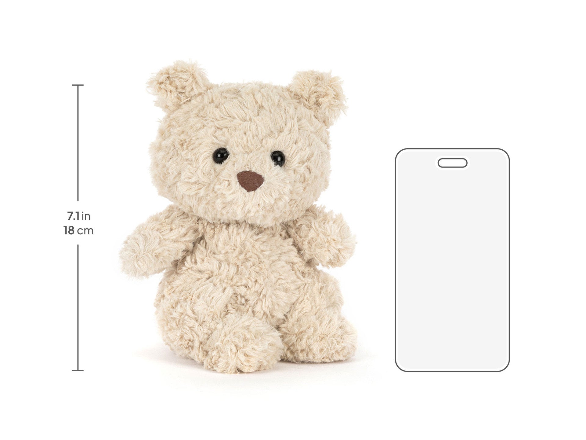 Formaat Bartholomew bear Jellycat