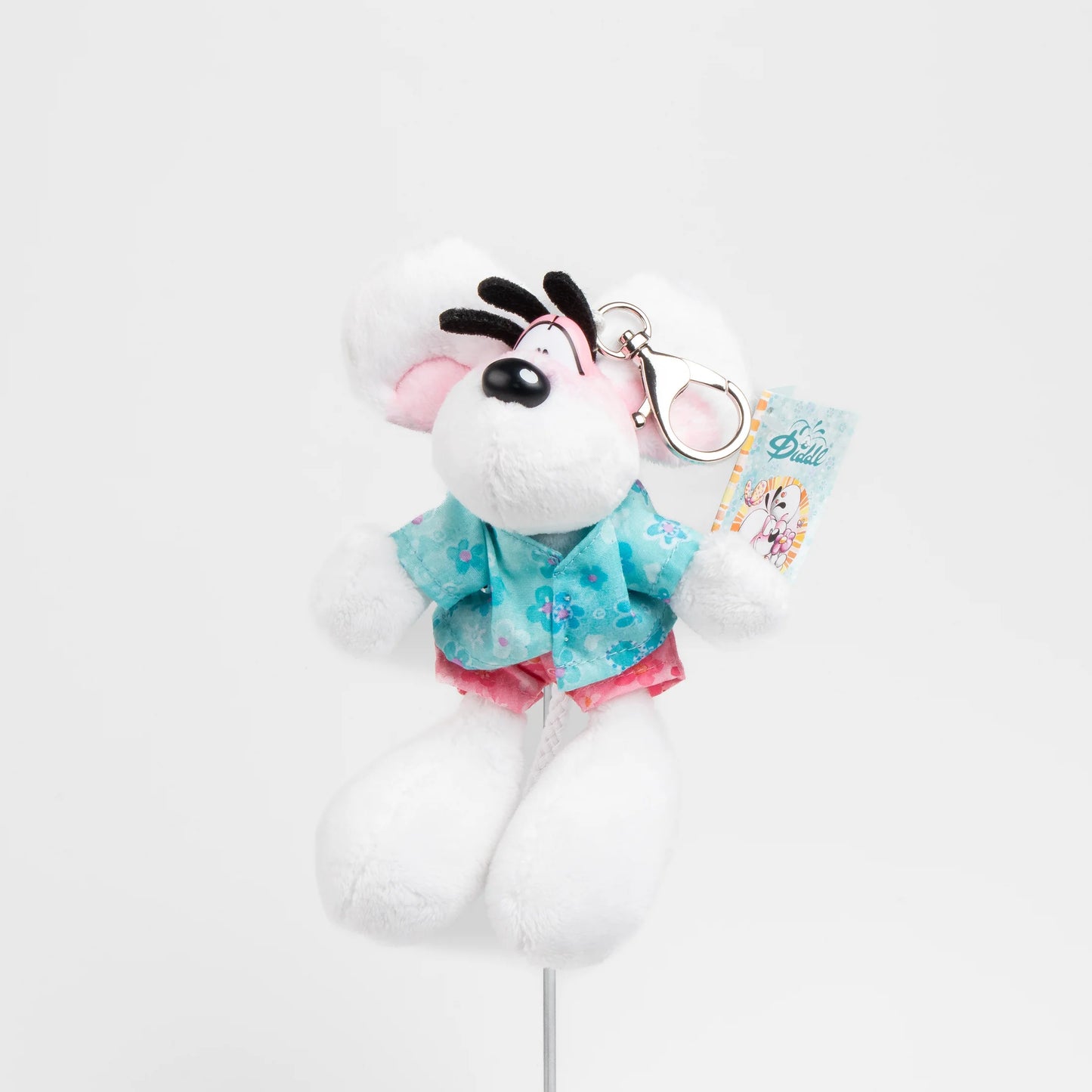 Diddl | Plush Sleutelhanger 15 cm – Zachte Nostalgische Keychain