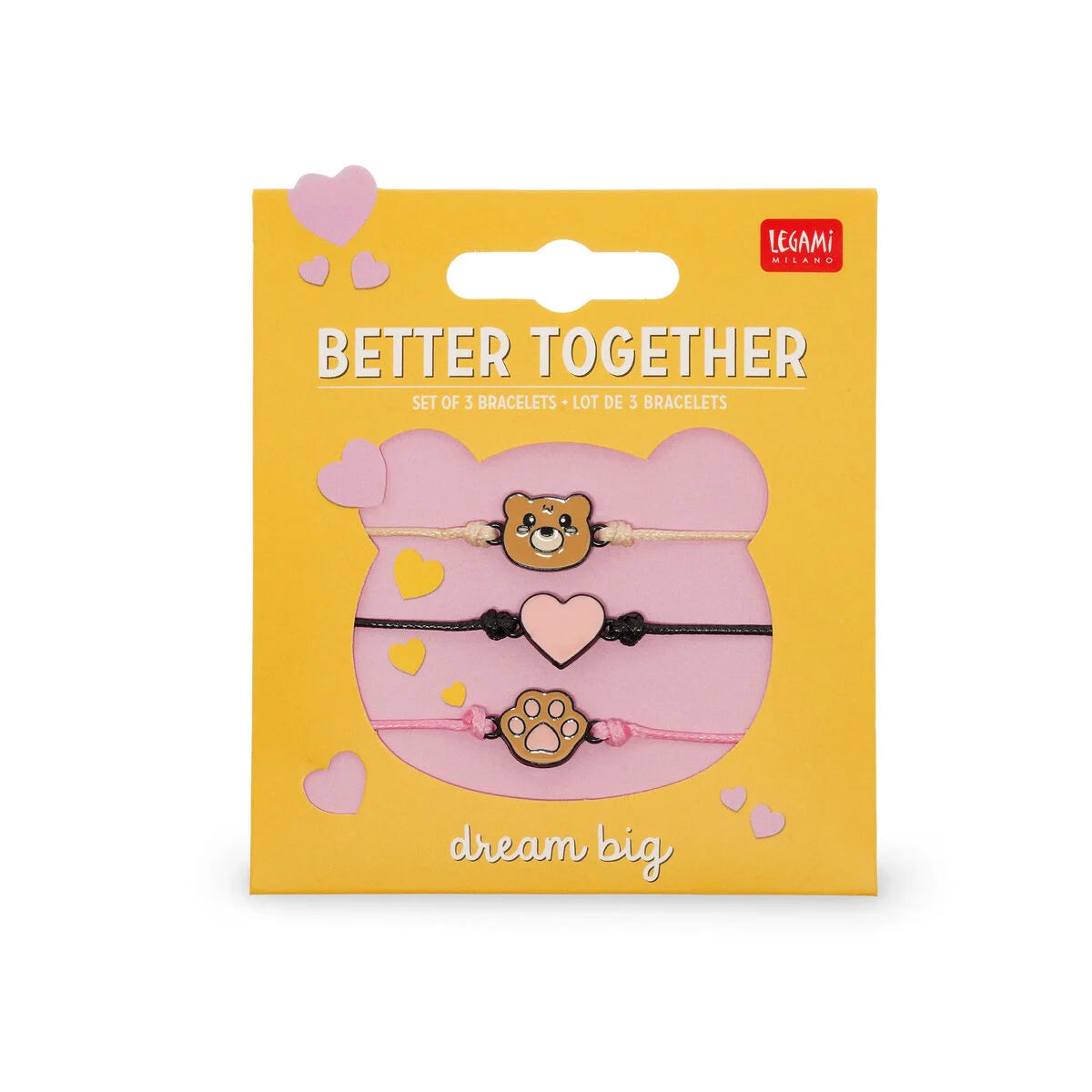 Legami | Better Together armbandenset Dream Big – 3 stuks