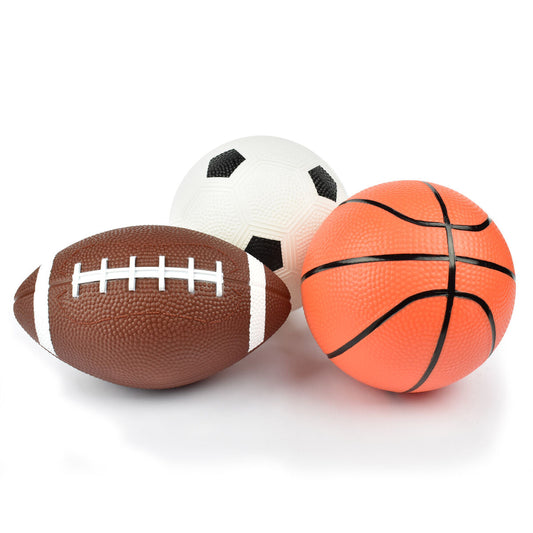 Legami | Mini Balls Set – basketbal, voetbal & American football